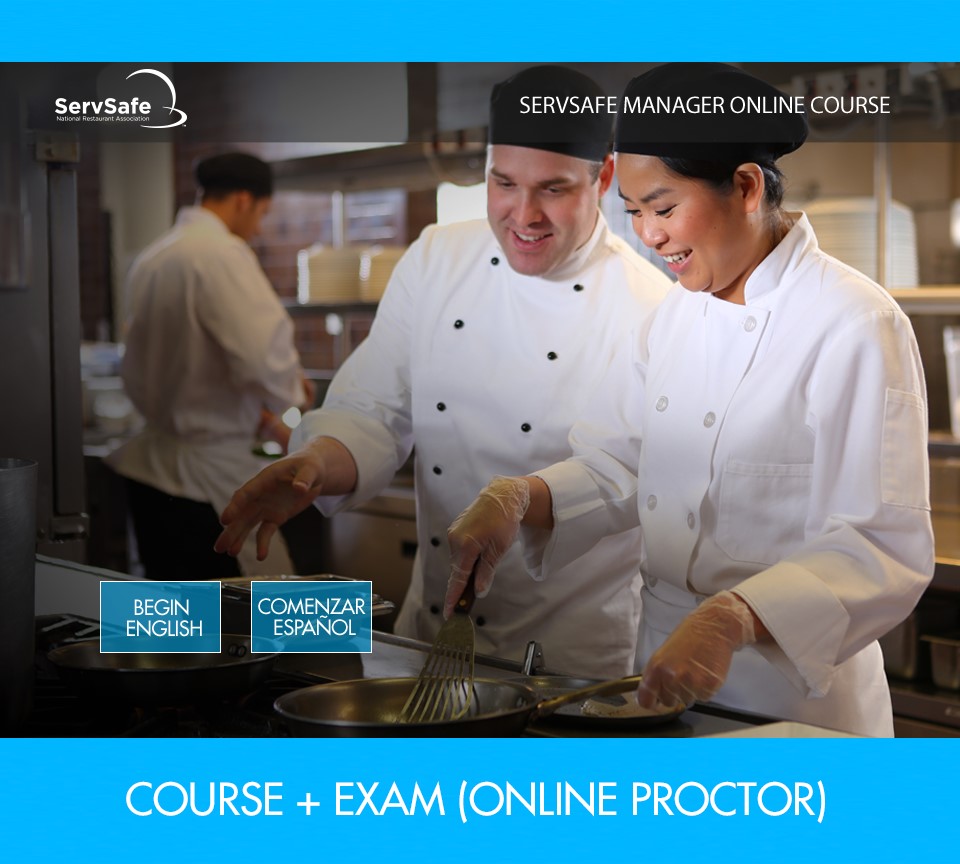 ServSafe® Manager Online Courses & Certification Exam (Online Remote Proctor)